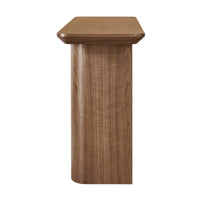Jaya Wave 150cm Console Hallway Entrance Table Walnut