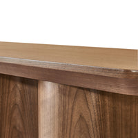 Jaya Wave 150cm Console Hallway Entrance Table Walnut