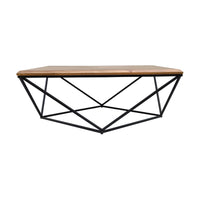 Jensen 110cm Acacia Wood Coffee Table Natural Oak