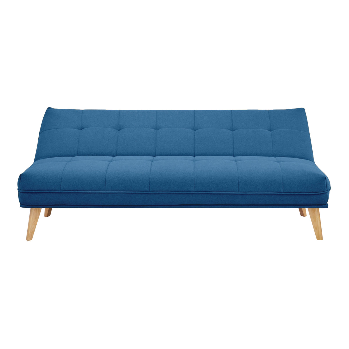 Jovie 3 Seater Fabric Sofa Bed Blue