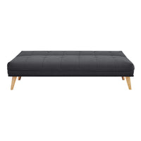 Jovie 3 Seater Fabric Sofa Bed Dark Grey
