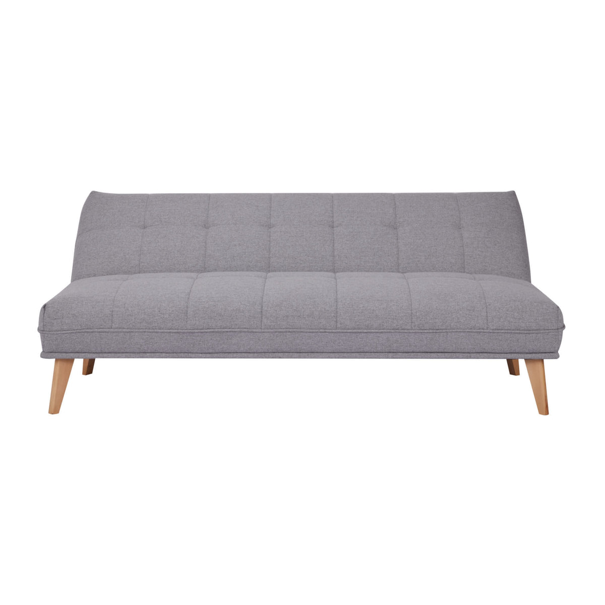 Jovie 3 Seater Fabric Sofa Bed Light Grey