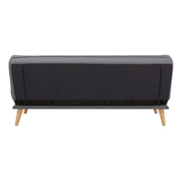 Jovie 3 Seater Fabric Sofa Bed Mid Grey