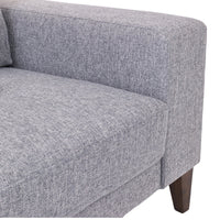 Juliet Fabric Chaise Sofa Left