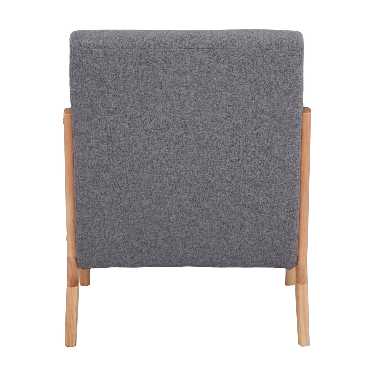 Kamden Pine Wood Armchair Charcoal Grey