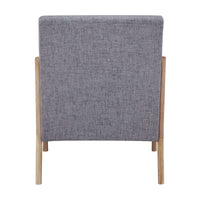 Kamden Pine Wood Armchair Grey