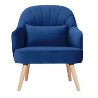 Keira Accent Chair Armchair Dark Blue 