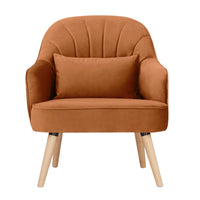 Keira Accent Chair Armchair Orange 