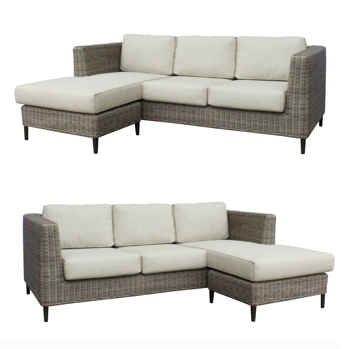 Lara Outdoor Sofa 3 Seater with Reversible Chaise