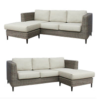 Lara Outdoor Sofa 3 Seater with Reversible Chaise