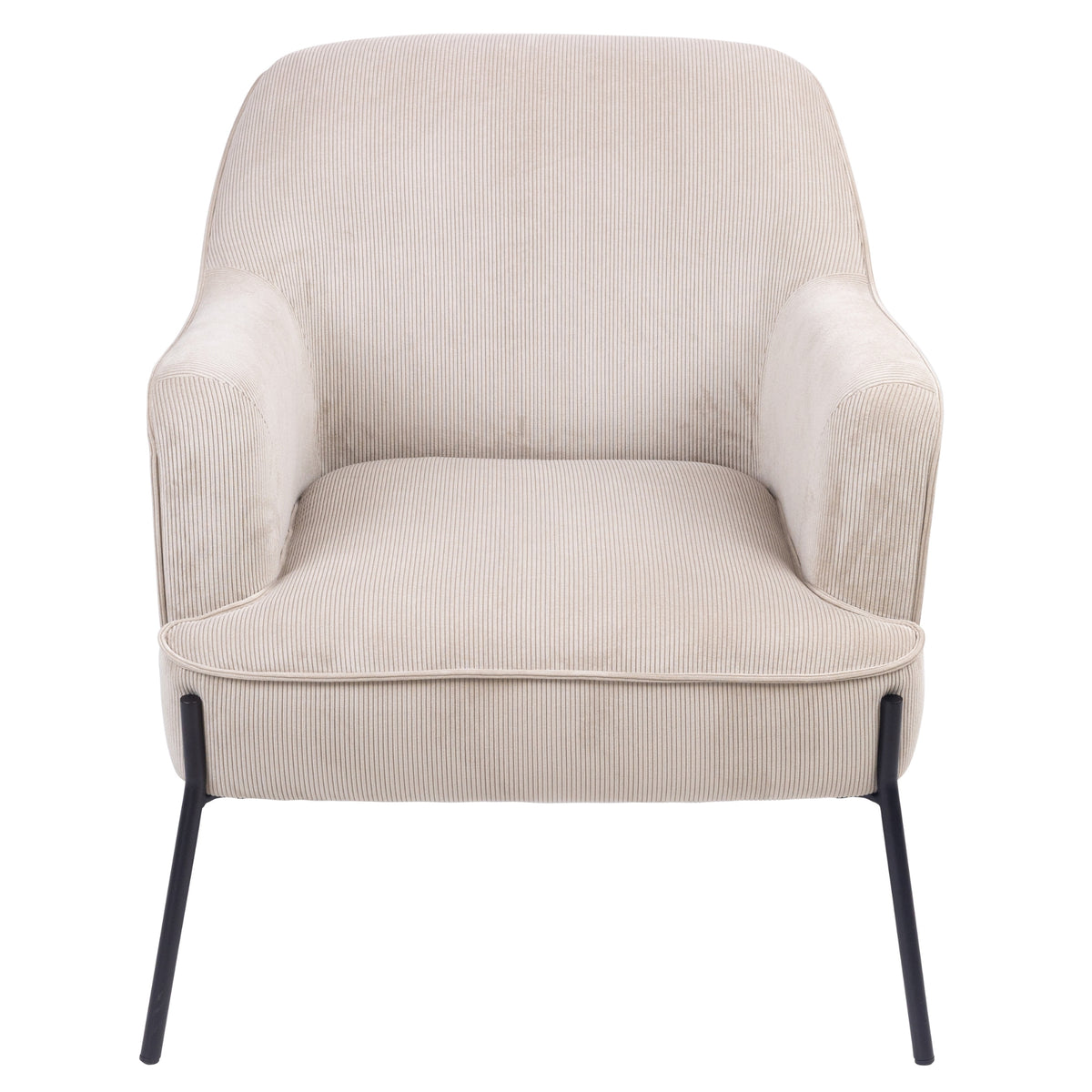 Leah Fabric Armchair Accent Chair Silver