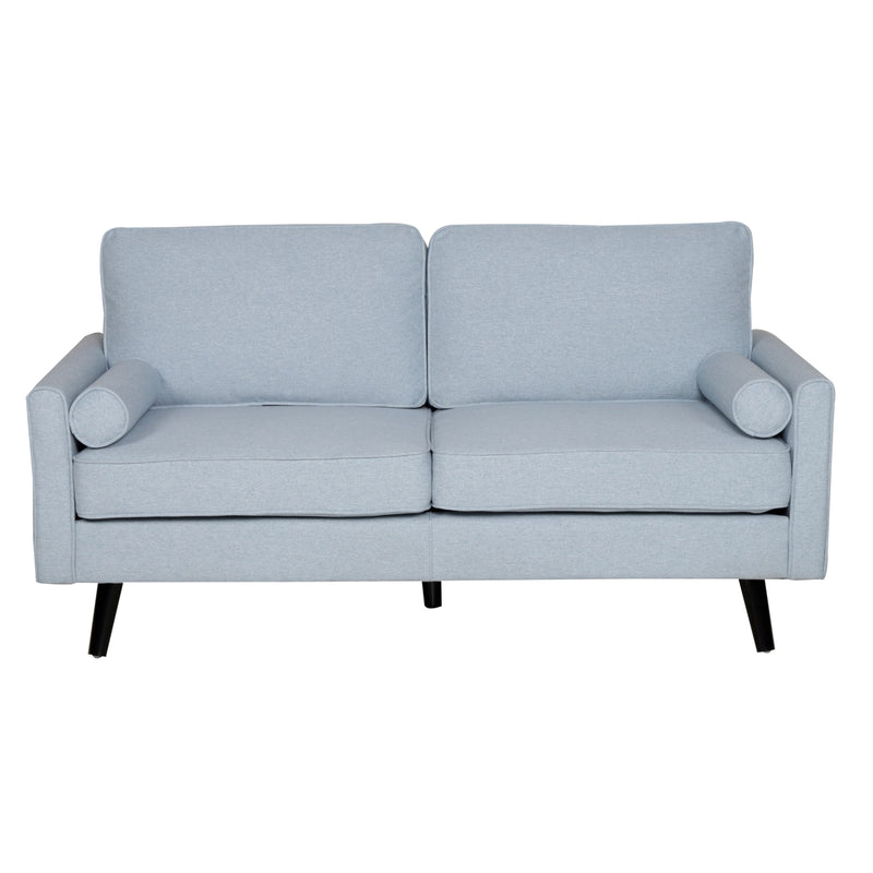 Lexi Fabric Sofa Couch 2.5 Seater Light Blue
