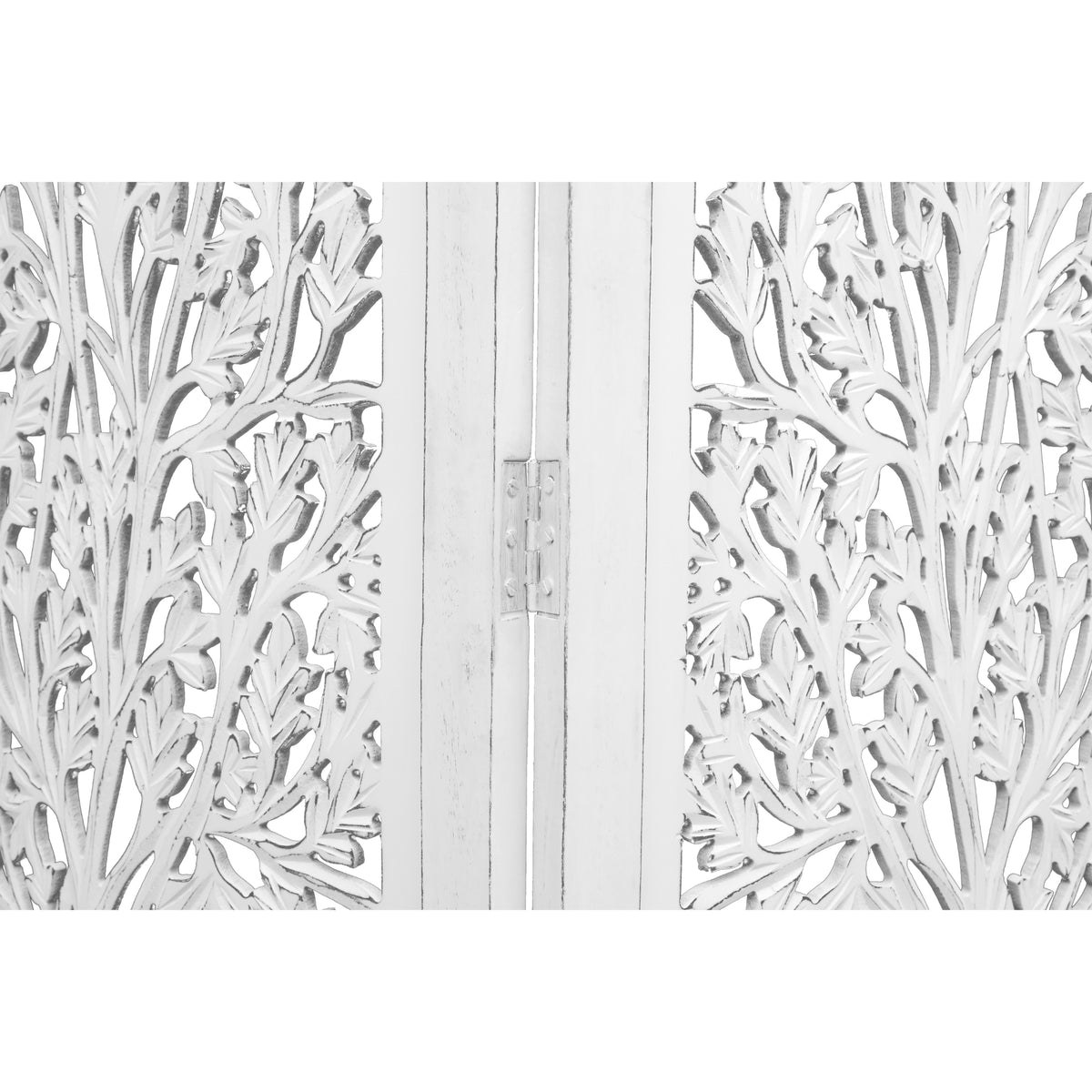 Life Dig 4 Panel Room Divider Screen Privacy Shoji Timber Wood Stand - White