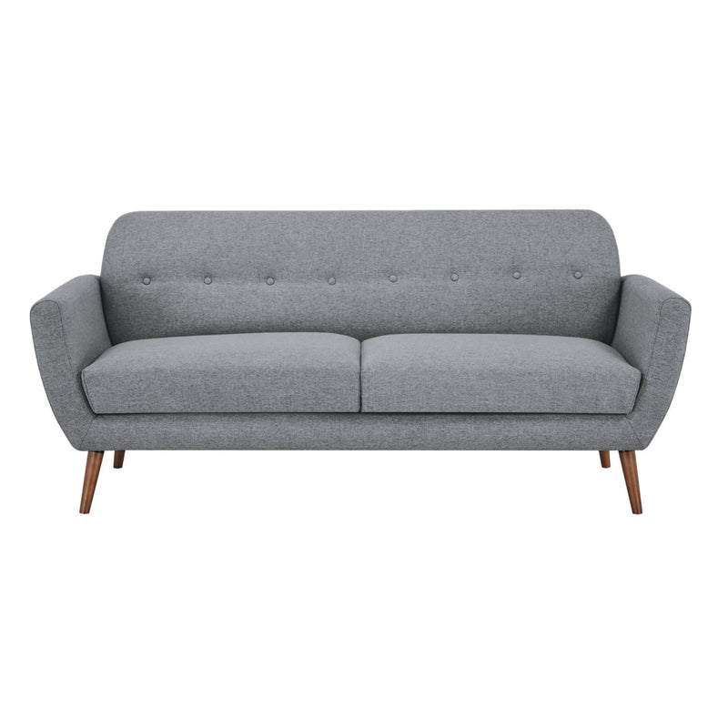 Lilliana Fabric Sofa 3 Seater Light Grey