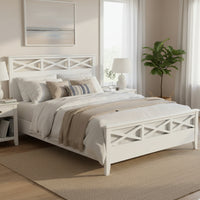 Maison Hampton Double Bed Frame White
