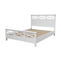 Maison Hampton King Bed Frame White