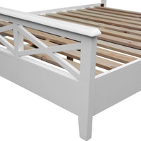 Maison Hampton King Bed Frame White