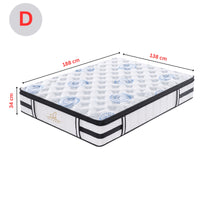 Majestic Rest 7 Zones Luxury Premium Firm Mattress Double