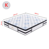 Majestic Rest 7 Zones Luxury Premium Firm Mattress King