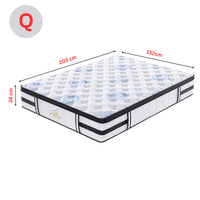 Majestic Rest 7 Zones Luxury Premium Firm Mattress Queen