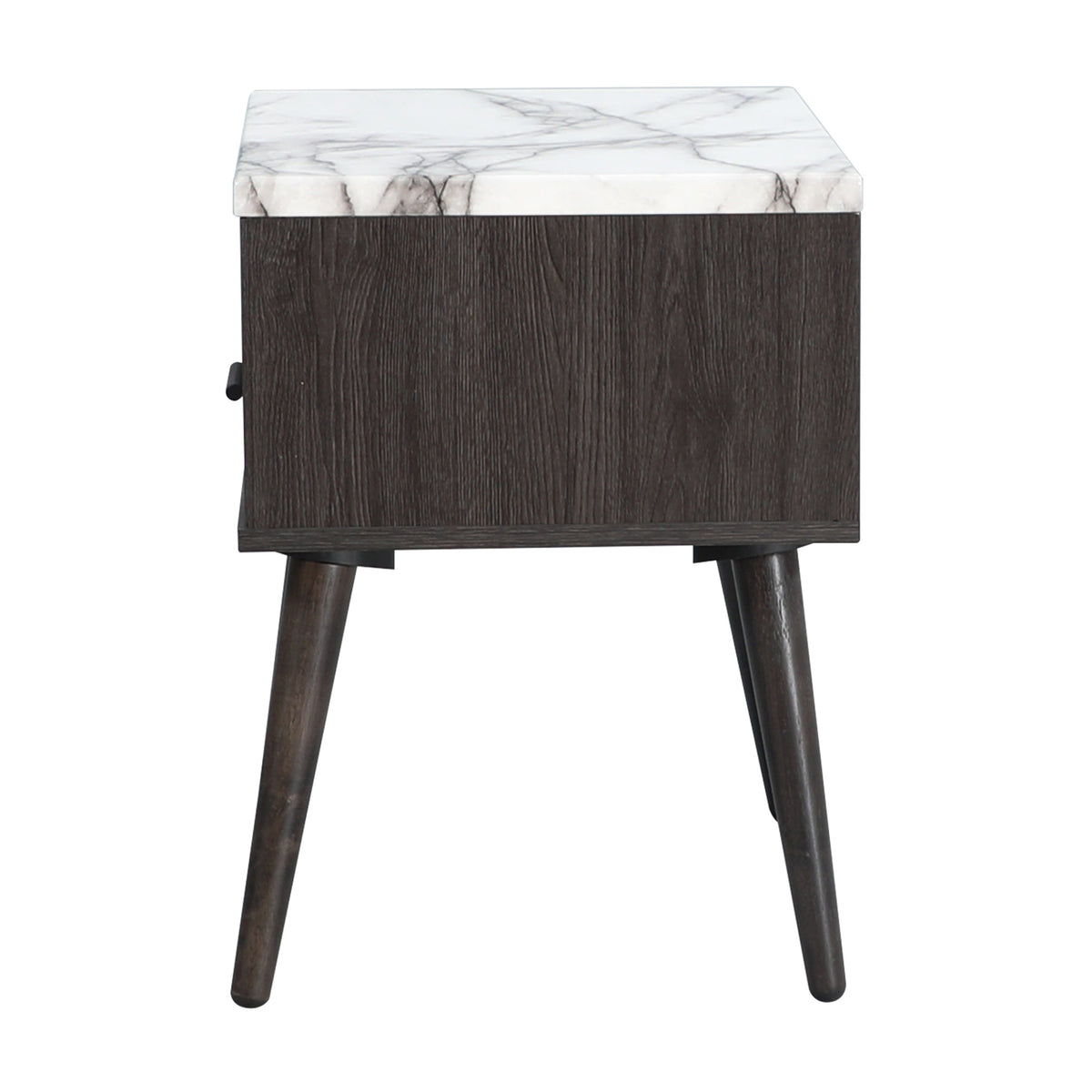 Marcello Bedside Table Nightstand Side End Bedroom Storage Cabinet Dark Brown