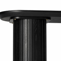 Marty 140cm Console Hallway Entrance Table Black