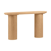 Marty 140cm Console Hallway Entrance Table Natural