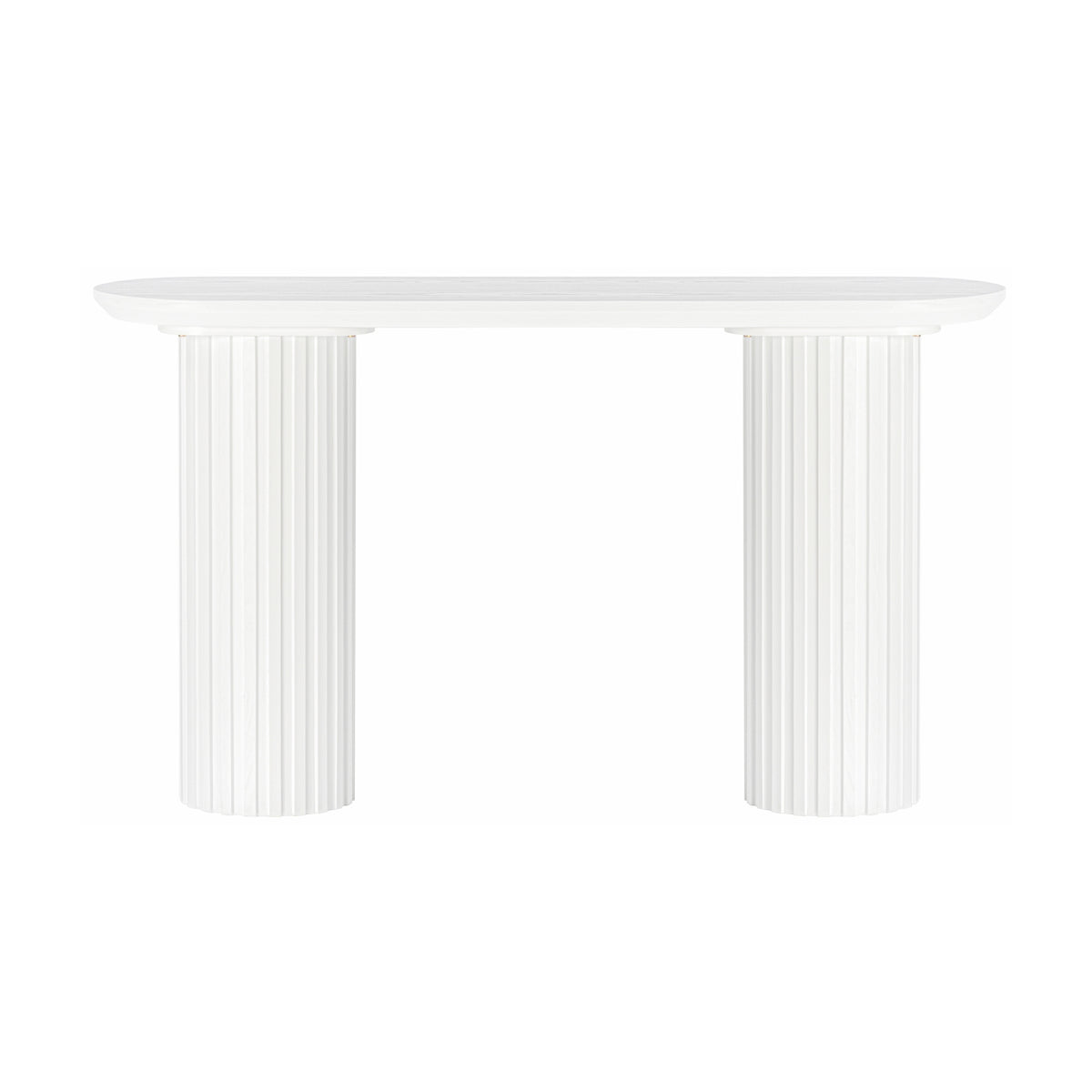 Marty 140cm Console Hallway Entrance Table White