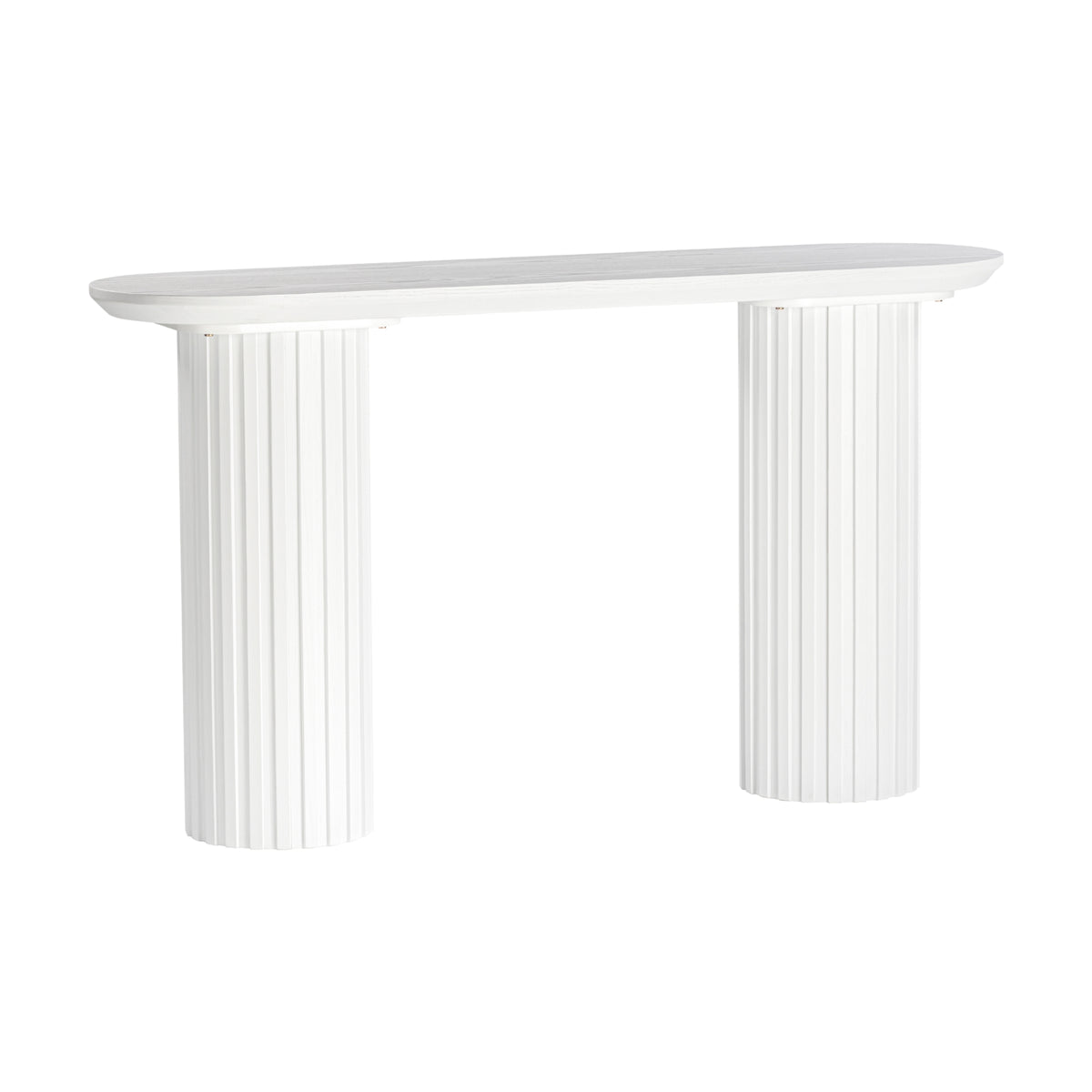 Marty 140cm Console Hallway Entrance Table White
