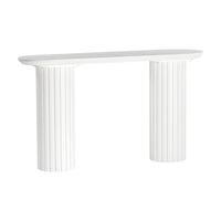 Marty 140cm Console Hallway Entrance Table White