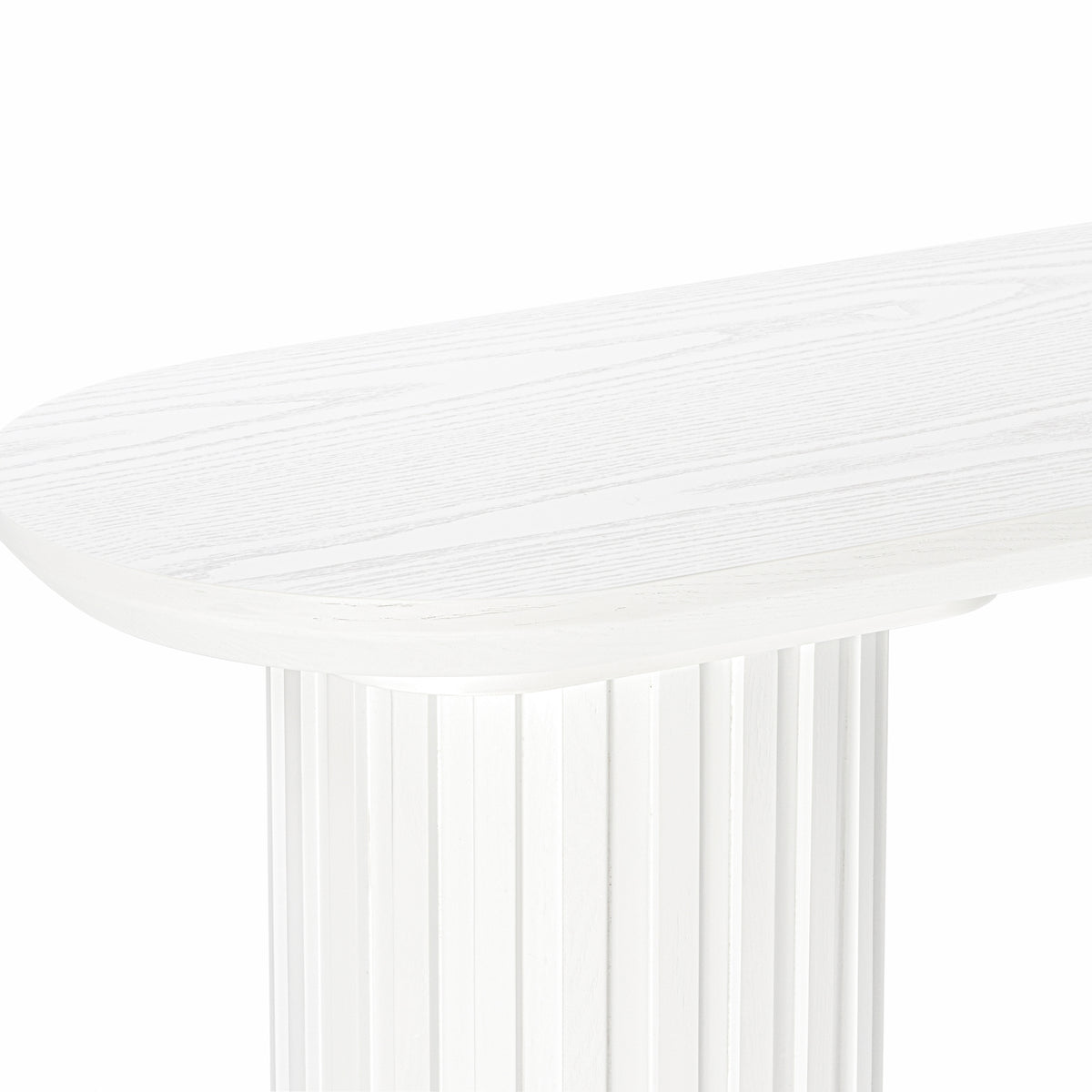 Marty 140cm Console Hallway Entrance Table White