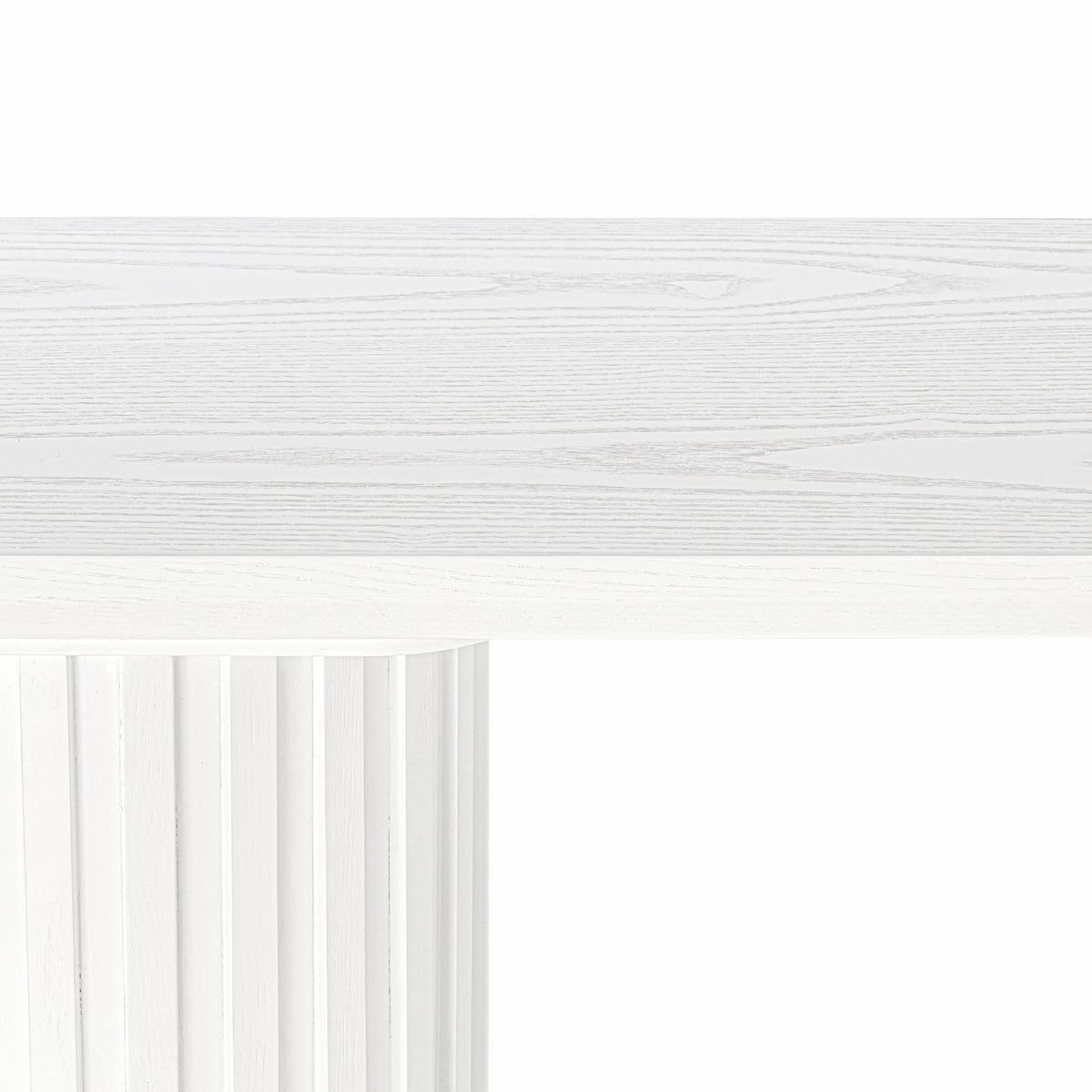 Marty 140cm Console Hallway Entrance Table White
