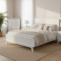 Matilda King Bed Frame White