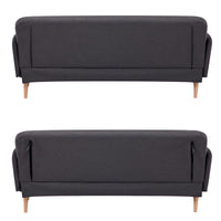 Merlin 3 Seater Sofa Bed Charcoal