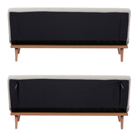 Monroe 3 Seater Sofa Bed Beige