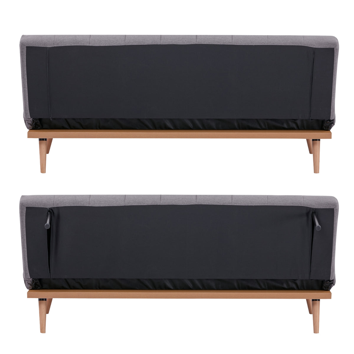 Monroe 3 Seater Sofa Bed Graphite