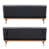 Monroe 3 Seater Sofa Bed Graphite