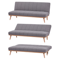 Monroe 3 Seater Sofa Bed Graphite