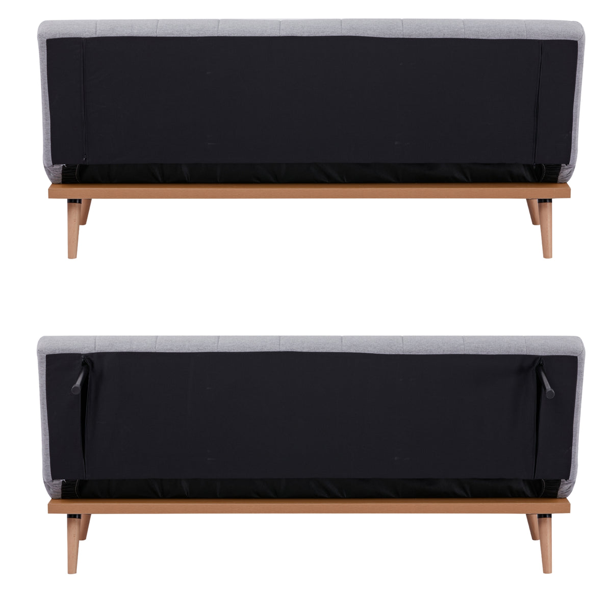 Monroe 3 Seater Sofa Bed Grey