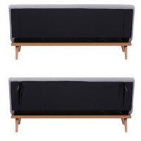 Monroe 3 Seater Sofa Bed Grey