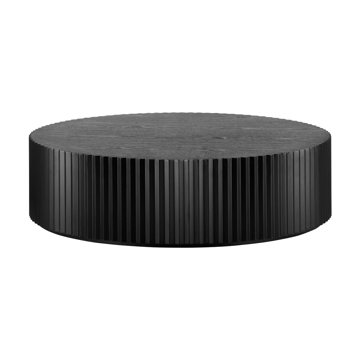 Morse 100cm Round Coffee Table Black