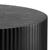 Morse 100cm Round Coffee Table Black