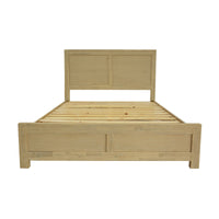 Natalie King Bed Frame Brushed Smoke Grey