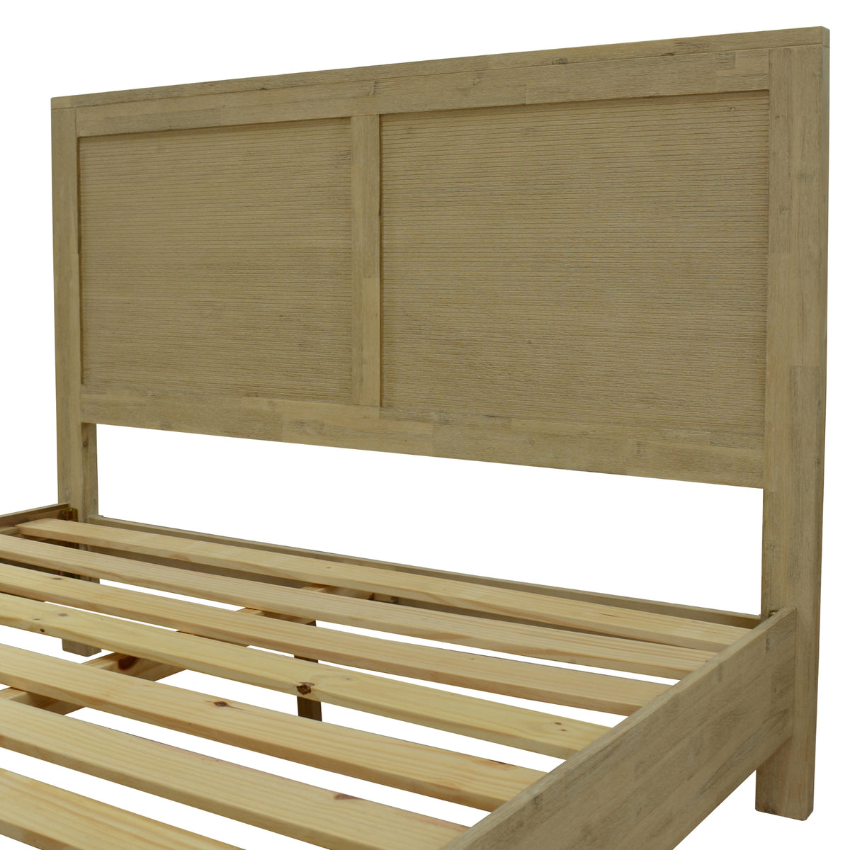 Natalie King Bed Frame Brushed Smoke Grey