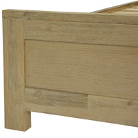 Natalie King Bed Frame Brushed Smoke Grey