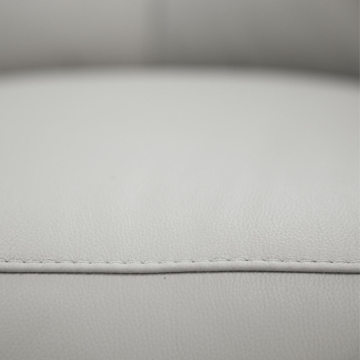 Opal 2 Seater Leather Sofa Silver