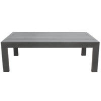 Outie 133cm Outdoor Coffee Table Charcoal