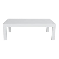 Outie 133cm Outdoor Coffee Table White