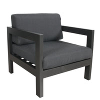 Outie Outdoor Sofa Chair Charcoal