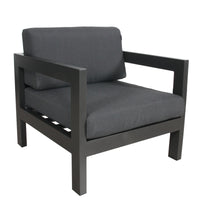 Outie Outdoor Sofa Chair Charcoal 
